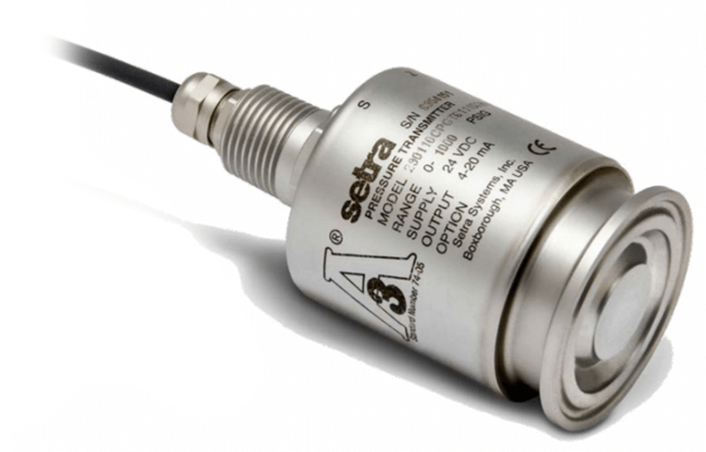Setra Sanitary Pressure Transducer, Model 290